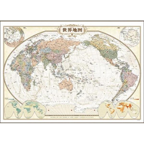 世界地图(仿古精装)-本社