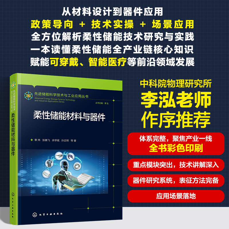 先进储能科学技术与工业应用丛书--柔性储能材料与器件