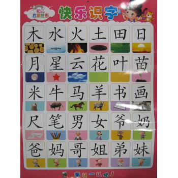 幼儿启蒙挂图快乐识字