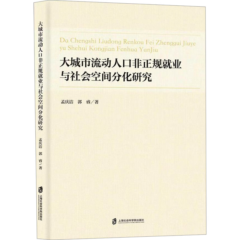  大城市流动人口非正规就业与社会空间分化研究 
