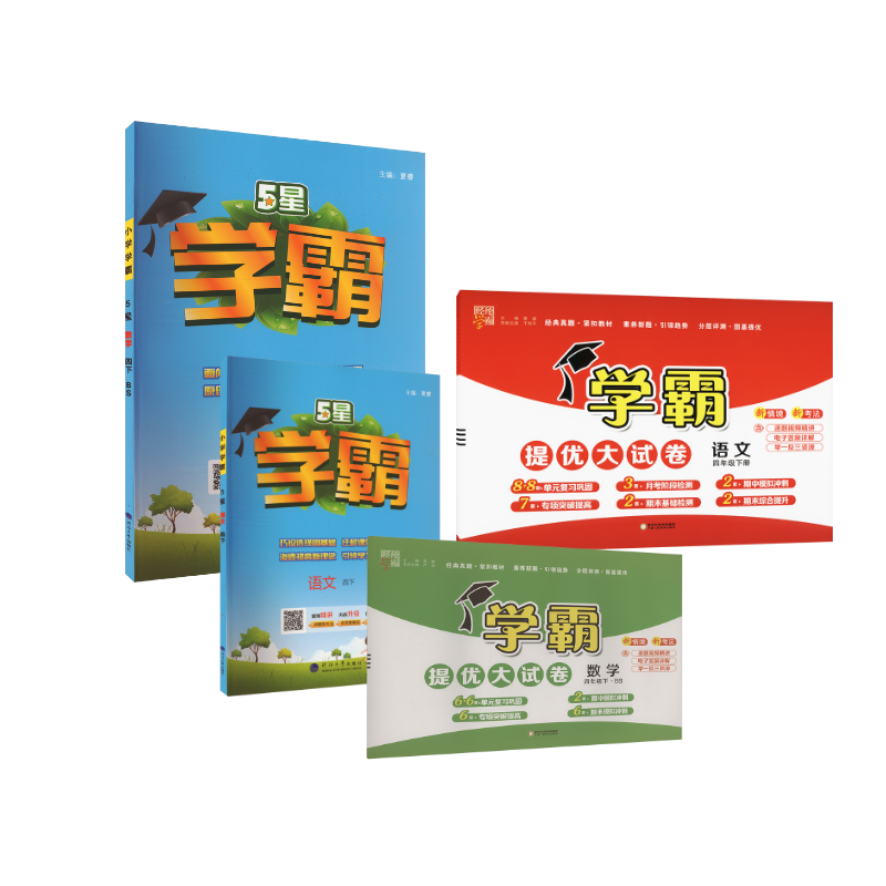  4年级下册 学霸练习+试卷 语数 北师 