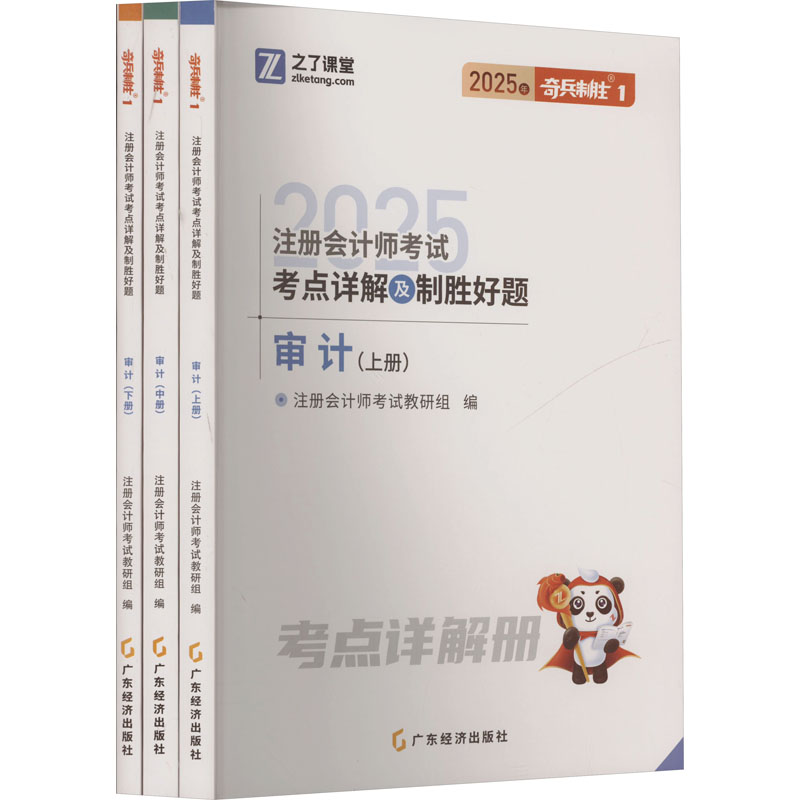  2025注册会计师考试考点详解及制胜好题 审计(全3册) 