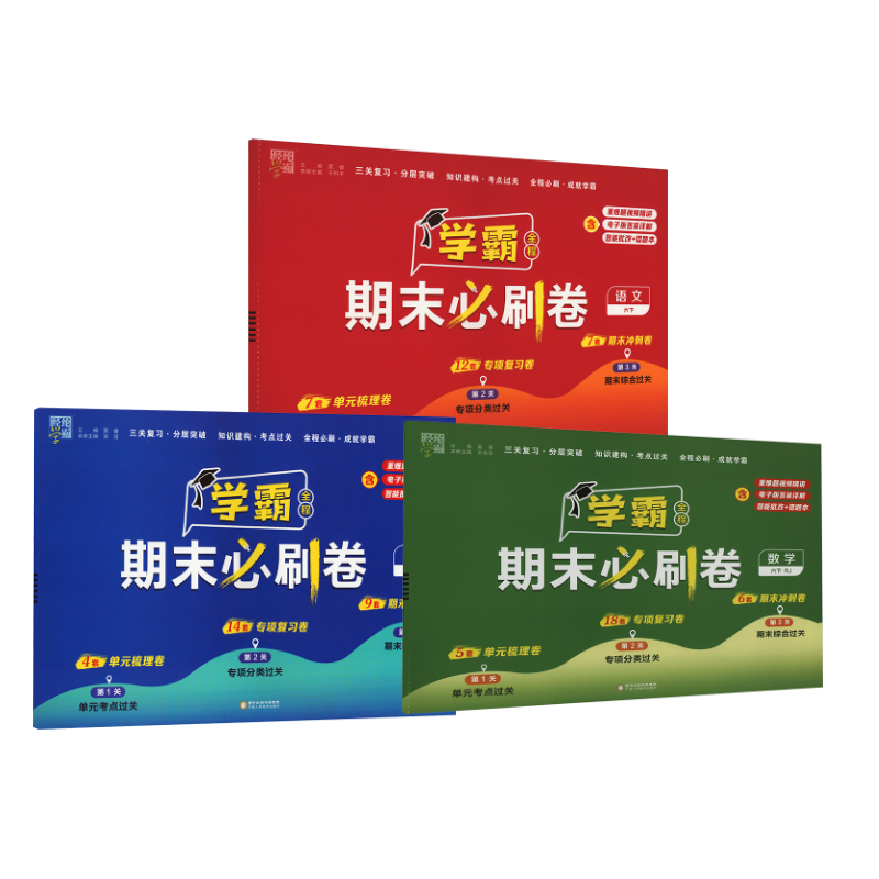  AH 期末必刷卷 语文数学英语六年级 下RJ 