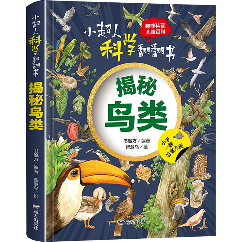  小超人科学翻翻书 揭秘鸟类 