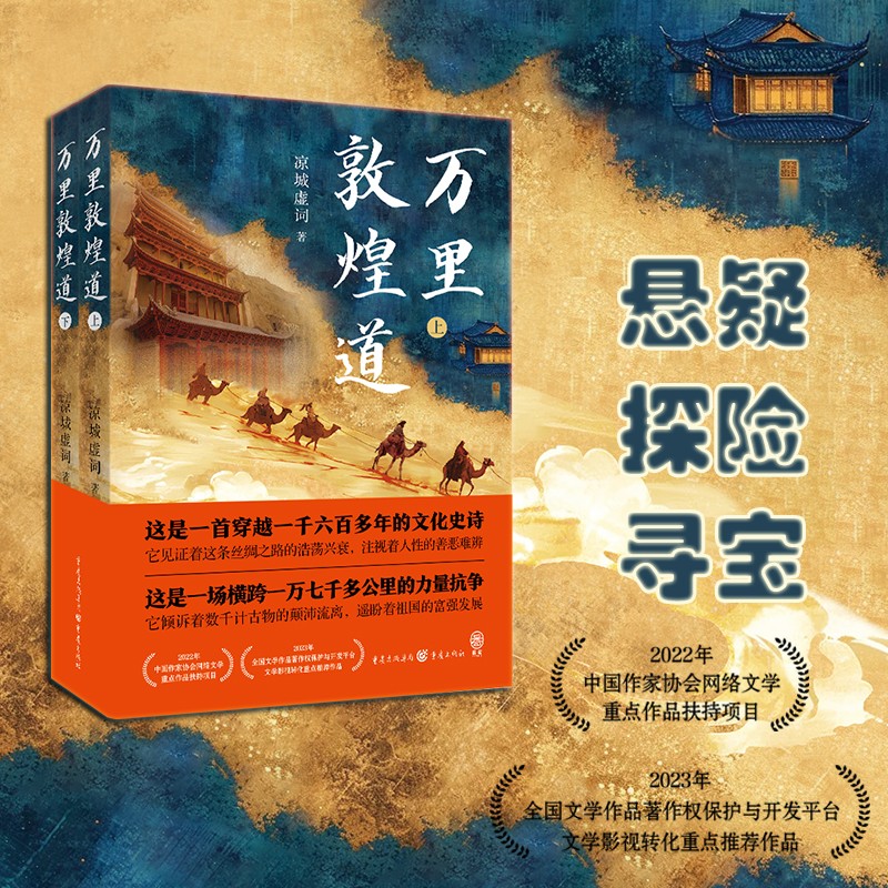  万里敦煌道(全2册) 
