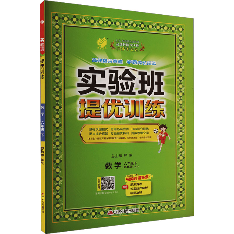  实验班提优训练 数学 六年级下 苏教版(JSJY) 实验班提优训练 